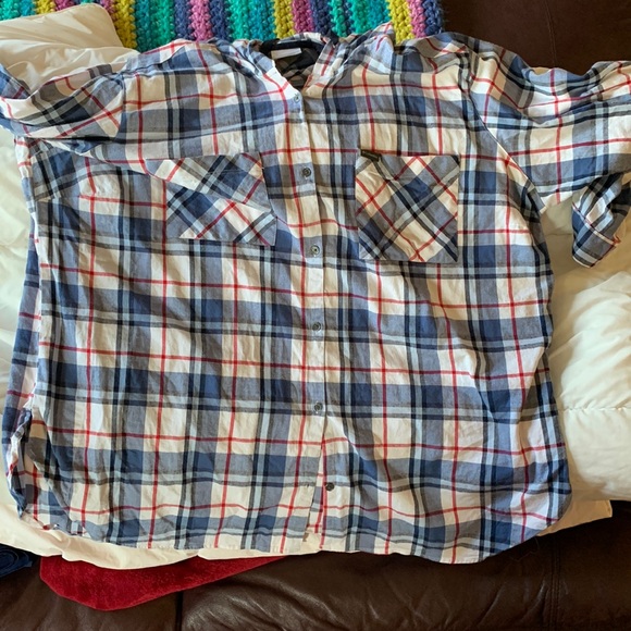 Columbia button up plaid shirt - Picture 1 of 3